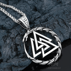 Valknut Serpent Necklace