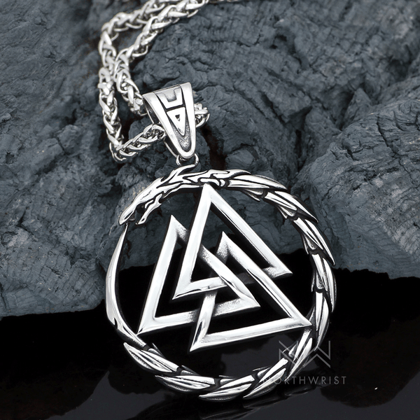 Valknut Serpent Necklace