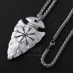 Aegishjalmur Spear Pendant